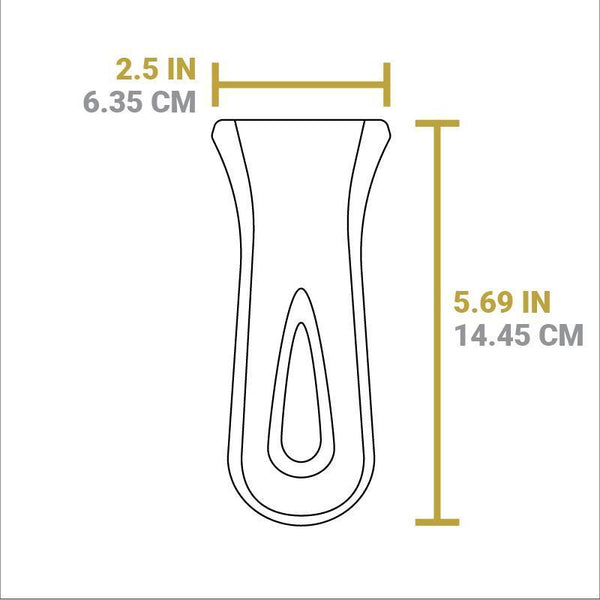 Mango de Silicona Deluxe Rojo