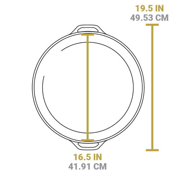 Sartén Classic Doble Asa Hierro Fundido 43 cm