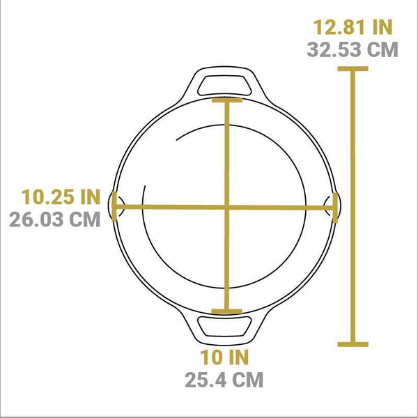 Sartén Doble Asa Camper Wanderlust Hierro Fundido 26 cm