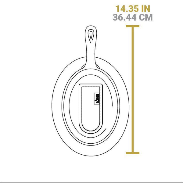 Cast Iron Fajita Set 24 x 36 cm